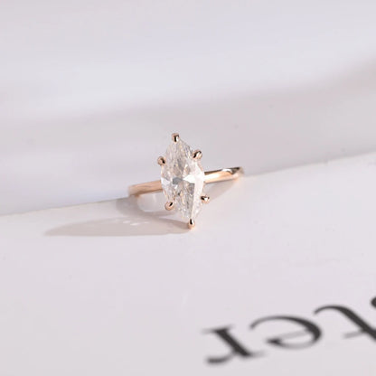 Minimalist engagement ring