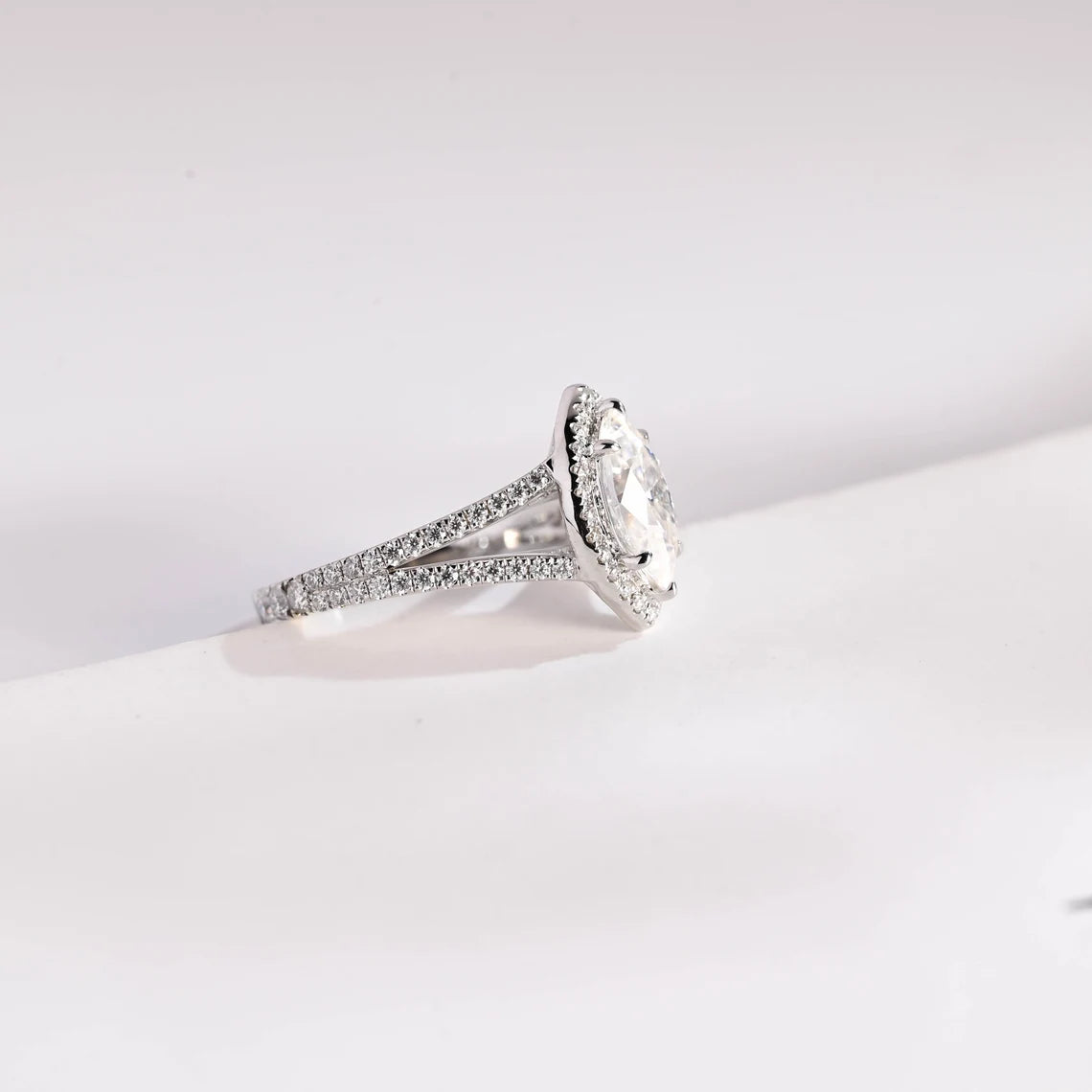 Eternity pave ring