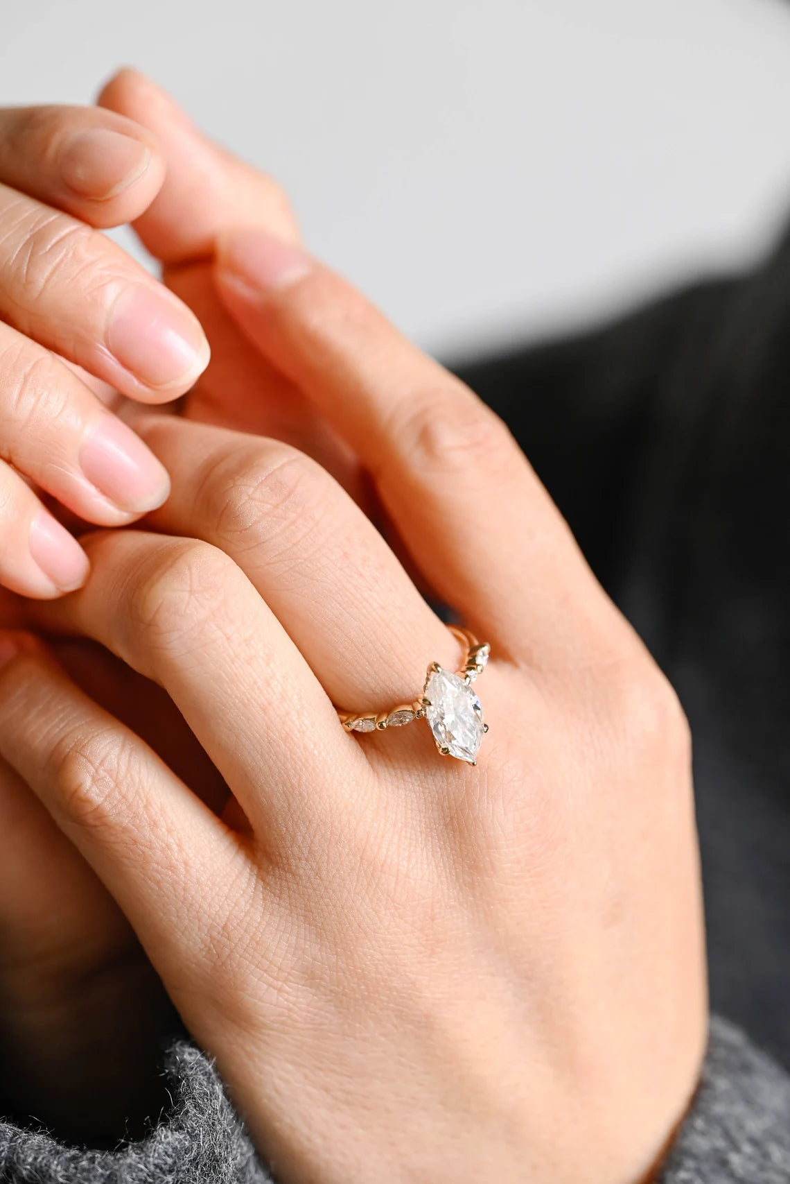 Romantic engagement ring