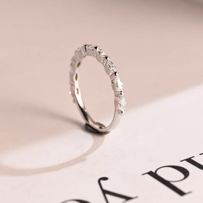 Prong-Set Wedding Band