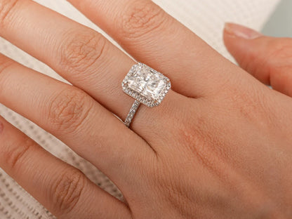 luxury moissanite jewelry | dainty engagement ring | moissanite proposal ring
