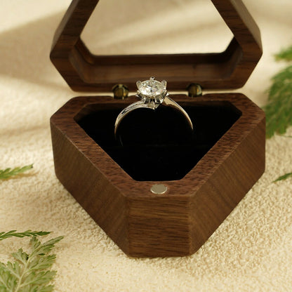 Handmade Moissanite Ring | Dainty Sunflower Band | Promise Gift Idea

