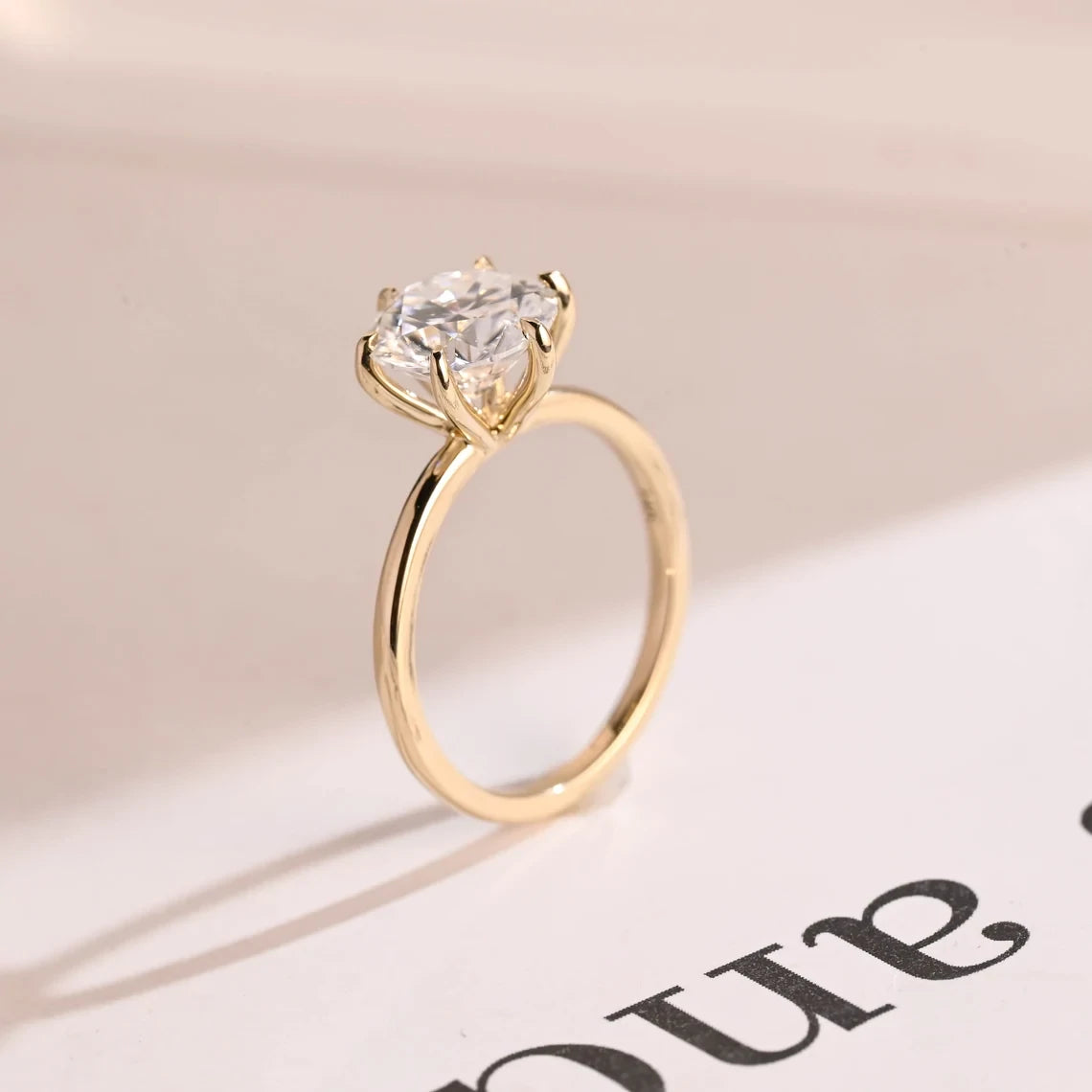 Birthday Gift Ring | Moissanite for Her | Minimal Chic Style

