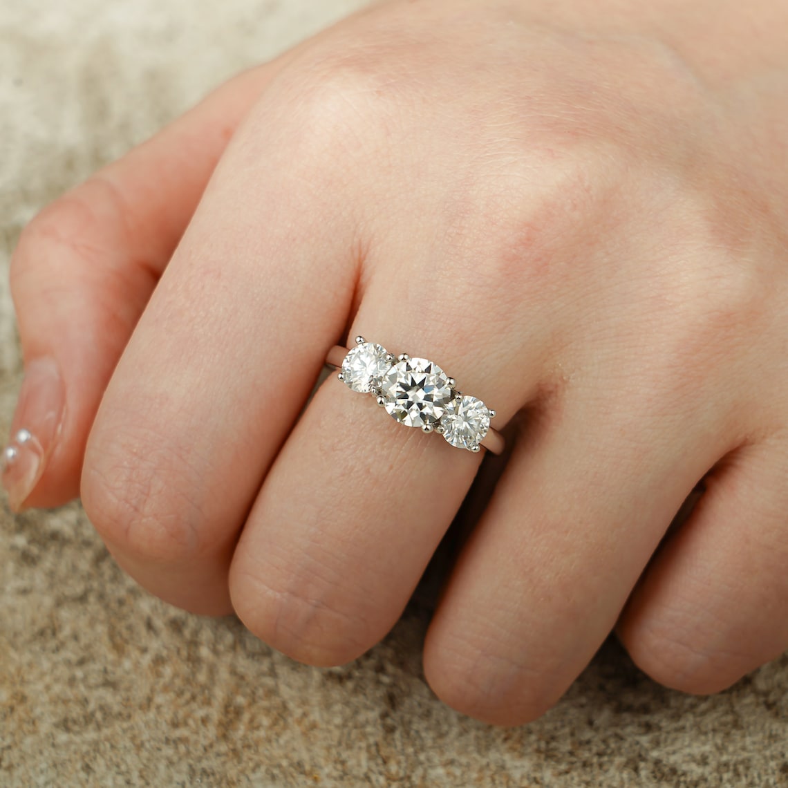 Romantic proposal ring
