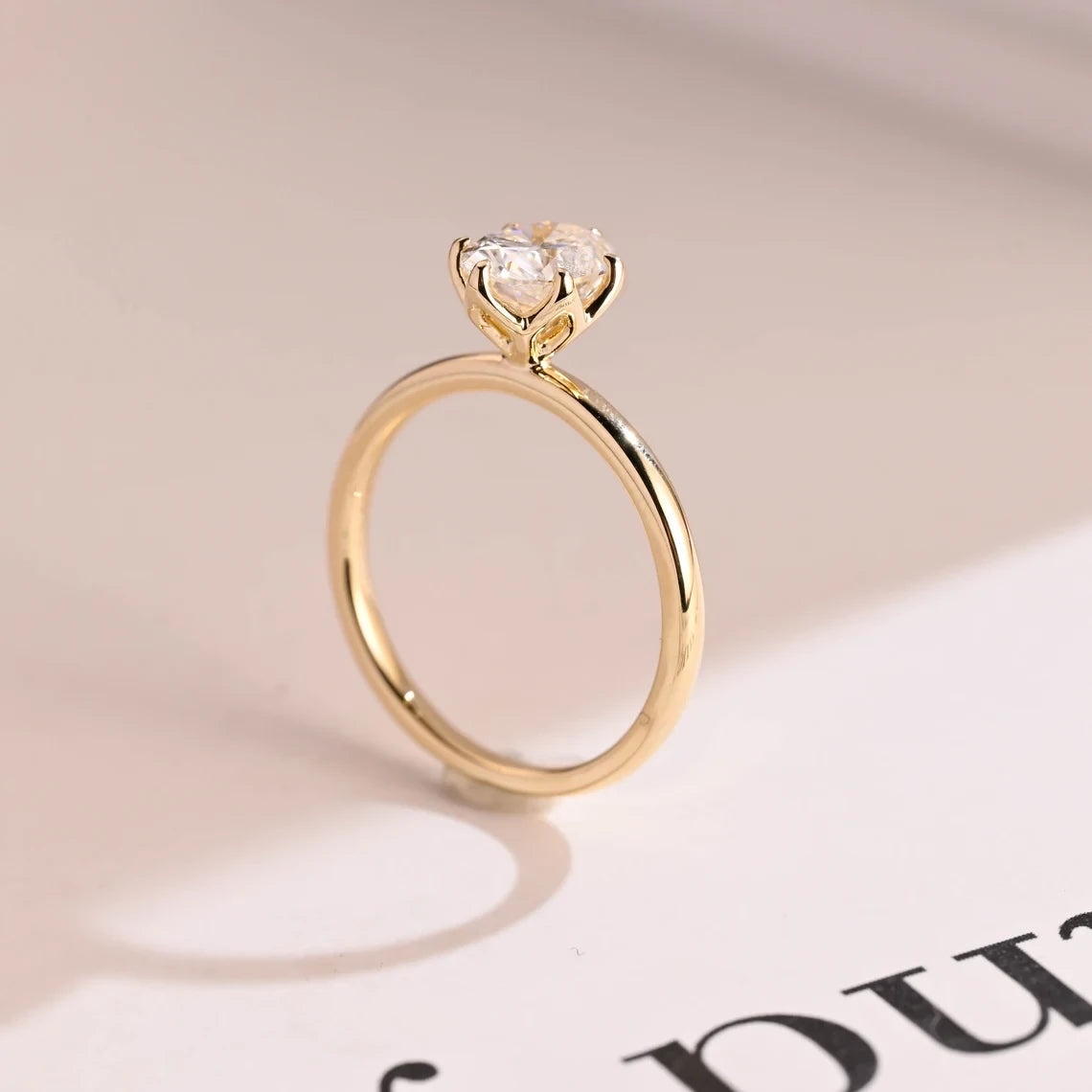 bezel moissanite ring 