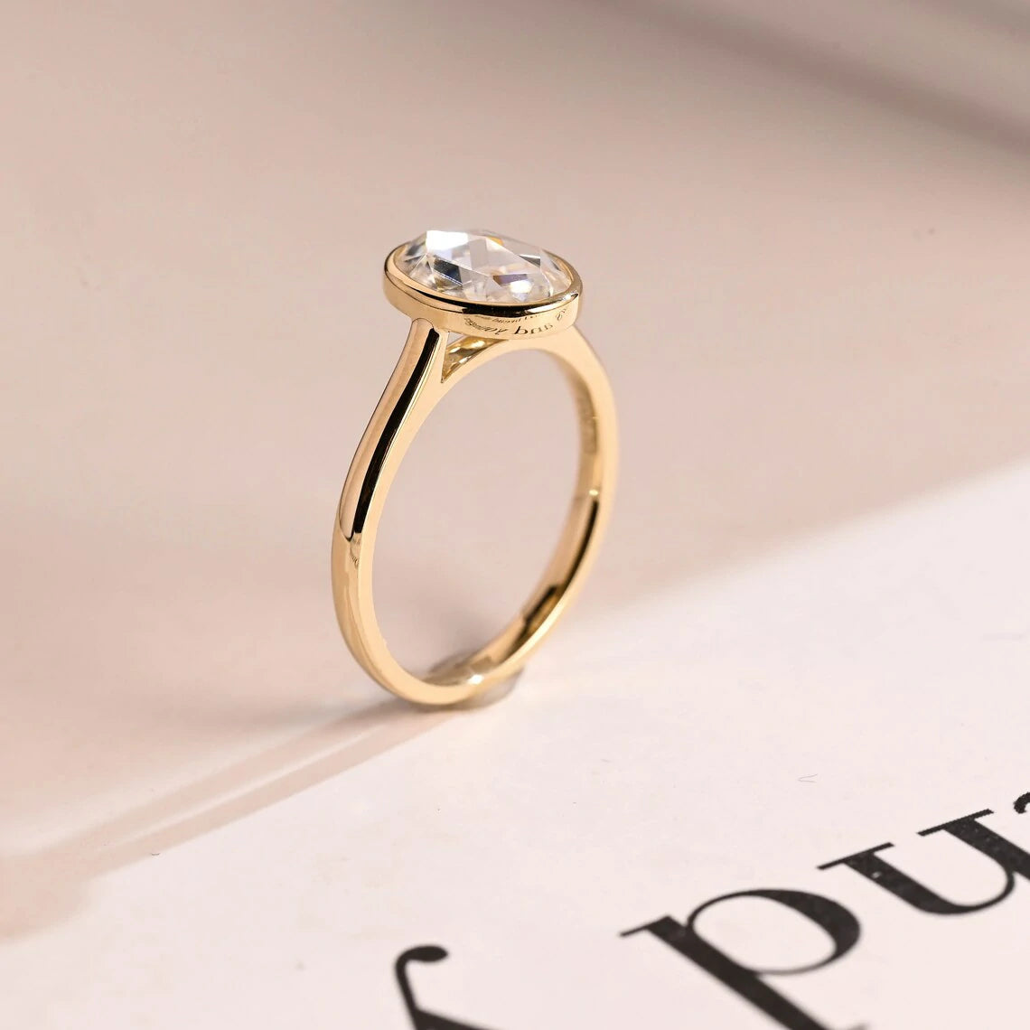 moissanite wedding ring