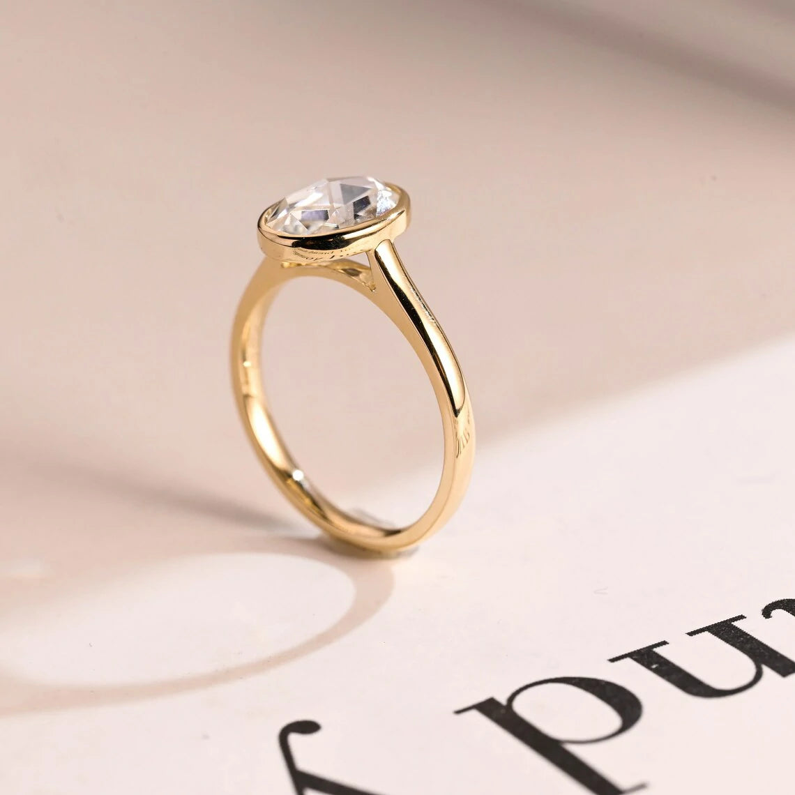 romantic rose cut ring 