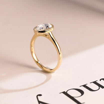 romantic rose cut ring 