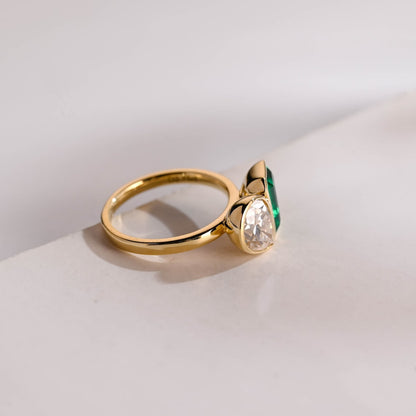 Toi et Moi promise ring