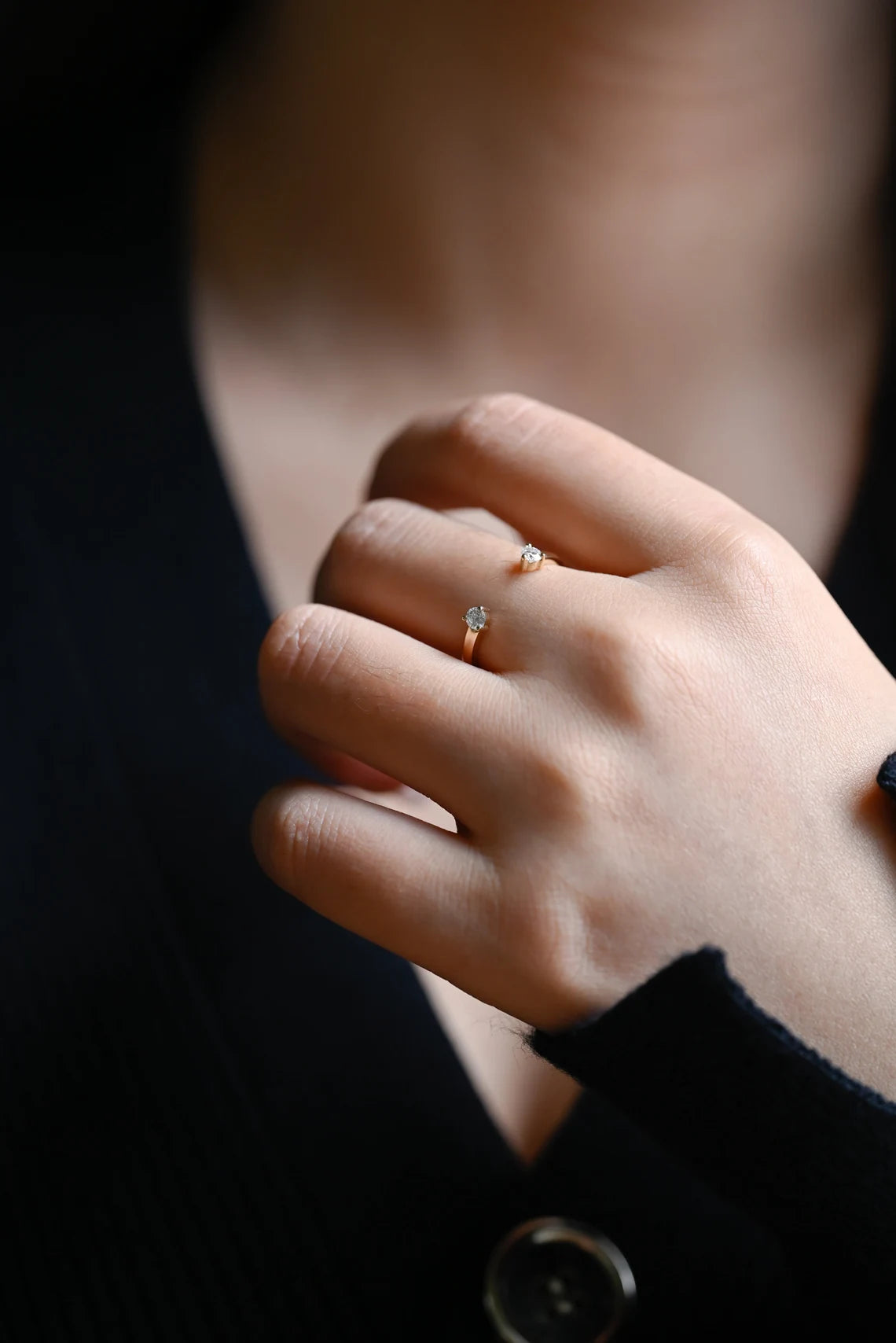 Handmade gold ring