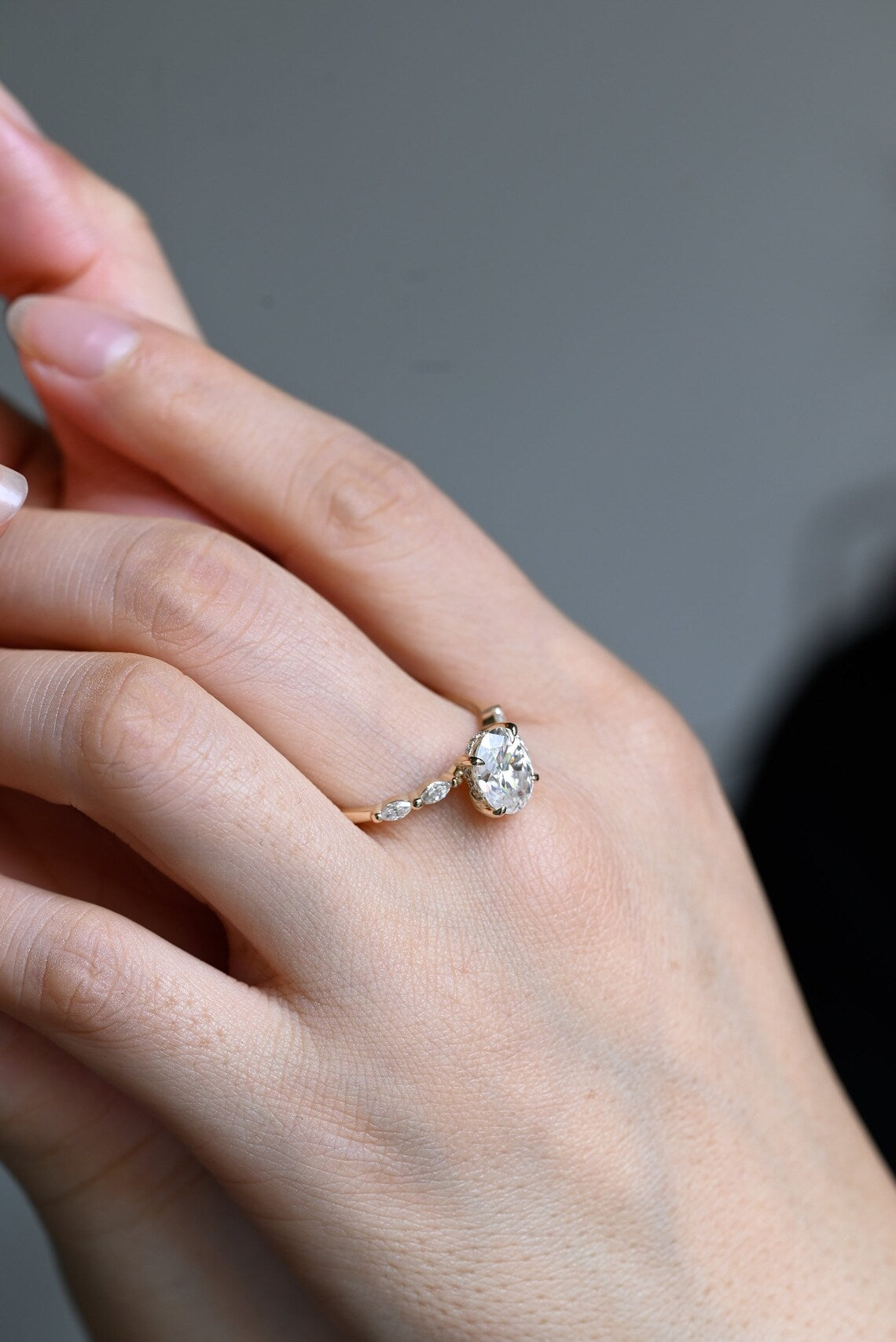 Delicate Gold Engagement Ring