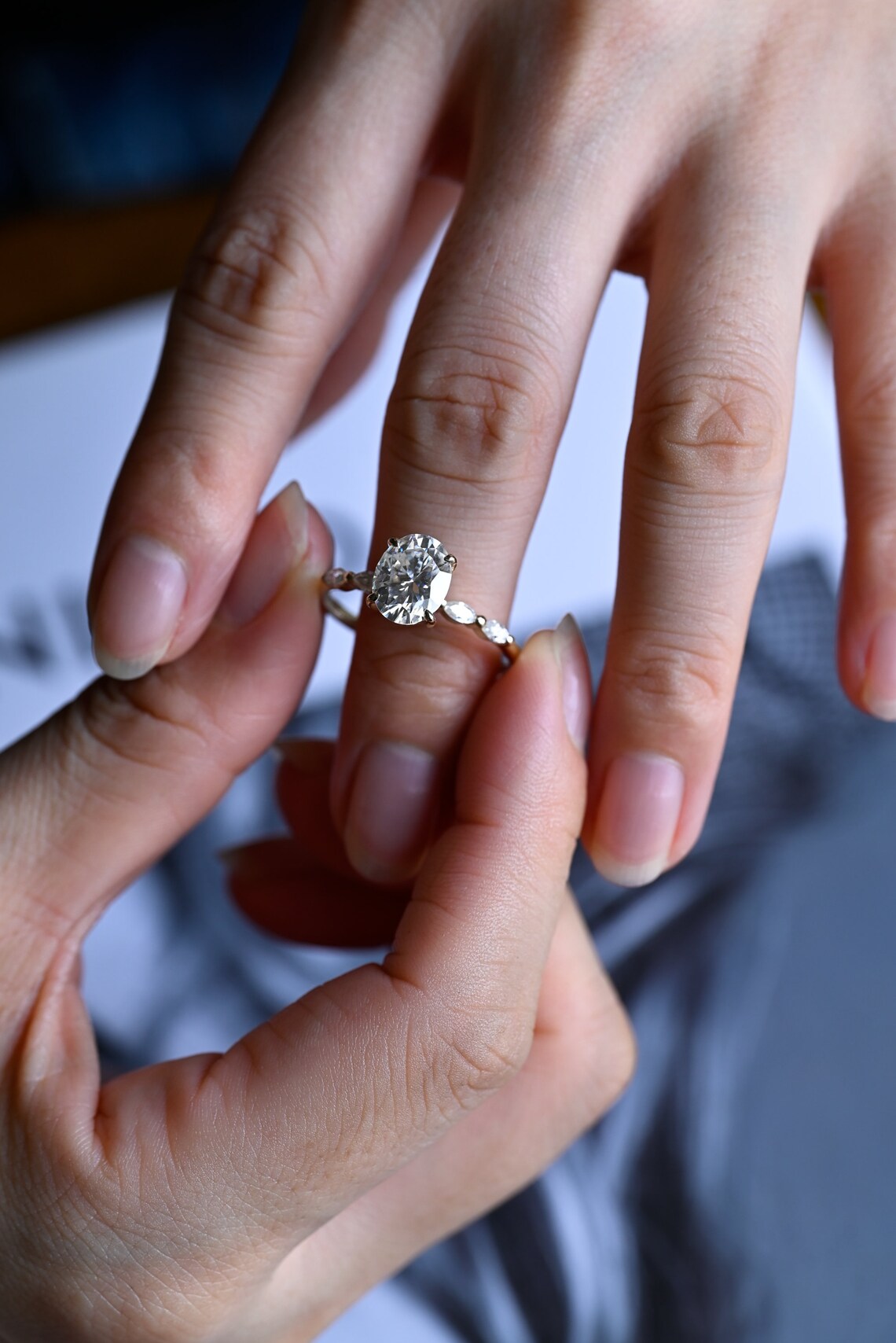 Five Stone Moissanite Ring