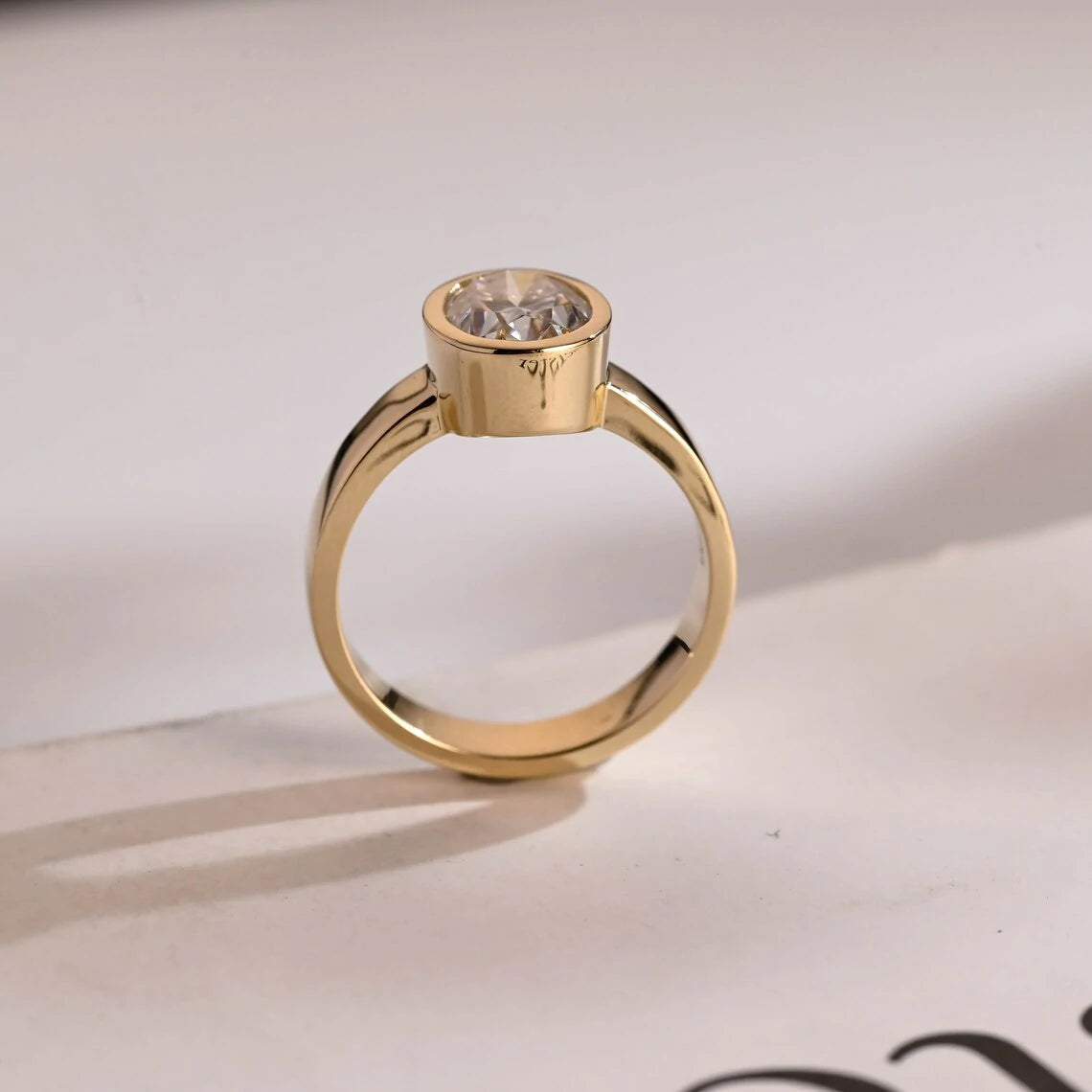 moissanite gift ring