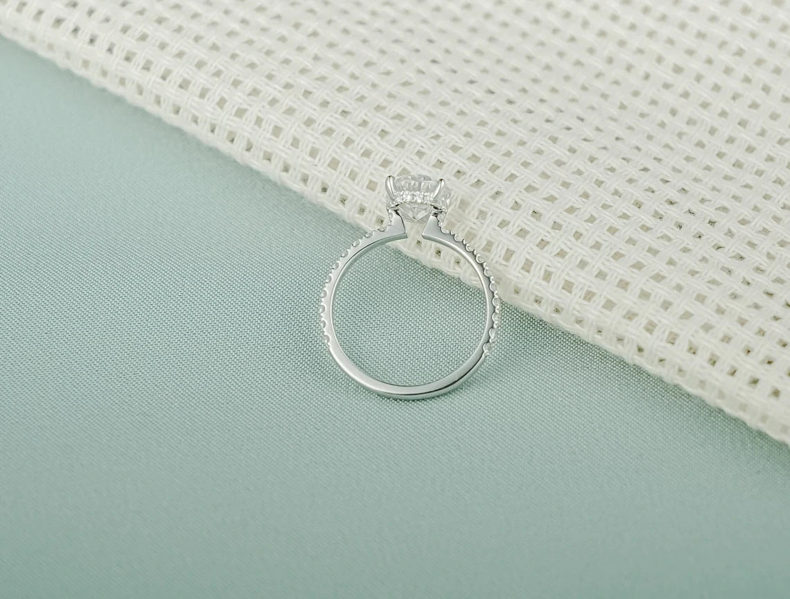 Moissanite Engagement Ring