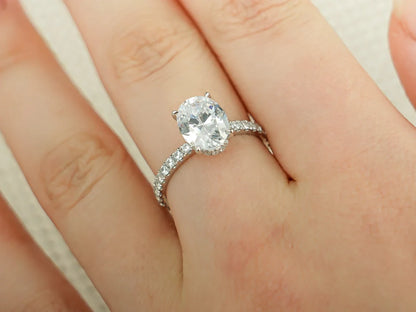 Eternity Band Engagement Ring