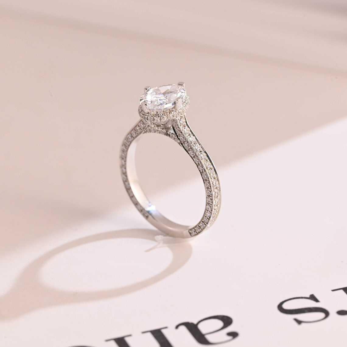 Vintage Style Solitaire Ring
