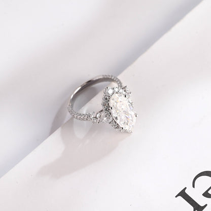 Moissanite Pave Band