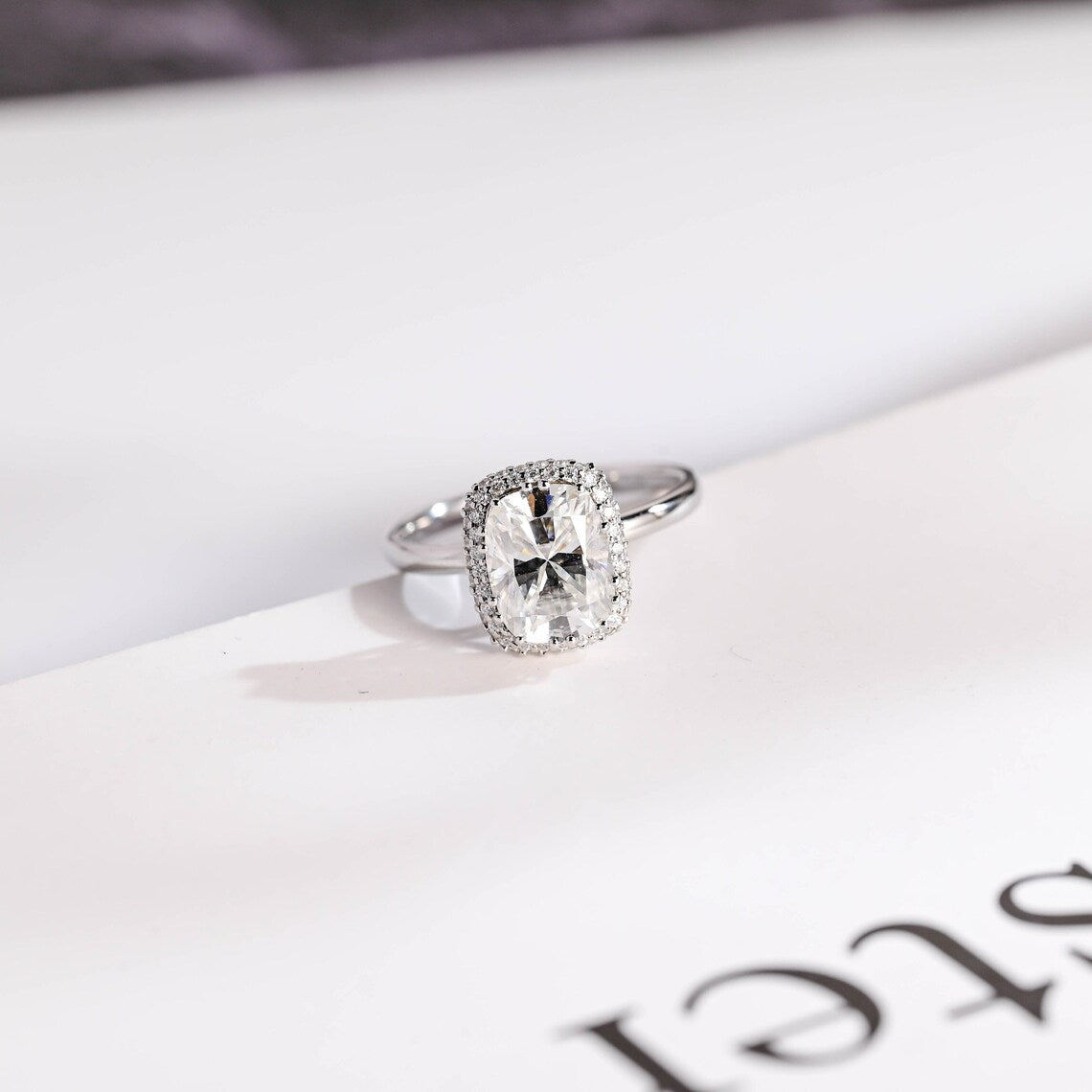 Halo Solitaire Engagement Ring