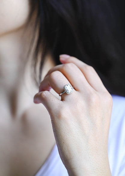Cushion Cut Diamond Alternative
