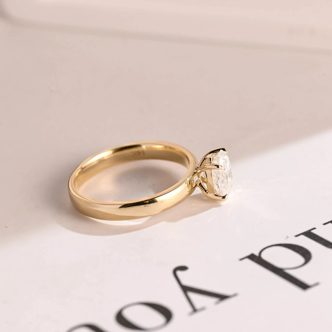 sparkling engagement ring