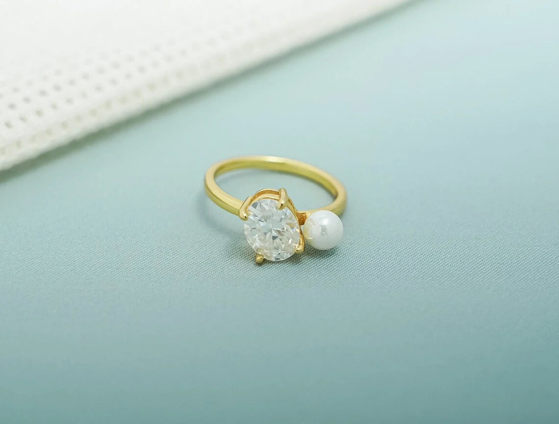 Moissanite Bridal Ring