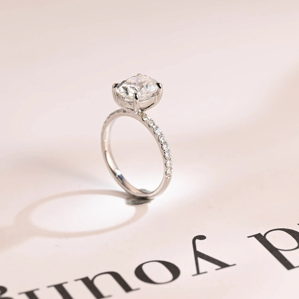 Gold Oval Engagement Ring