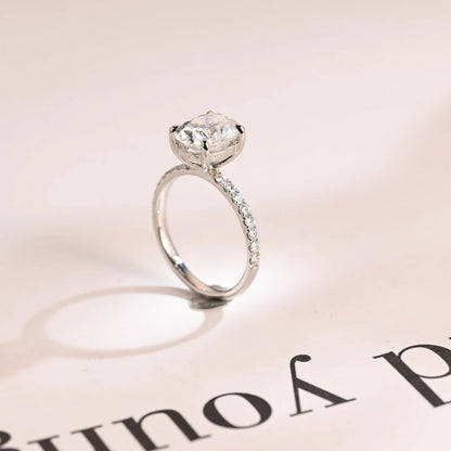 Gold Oval Engagement Ring