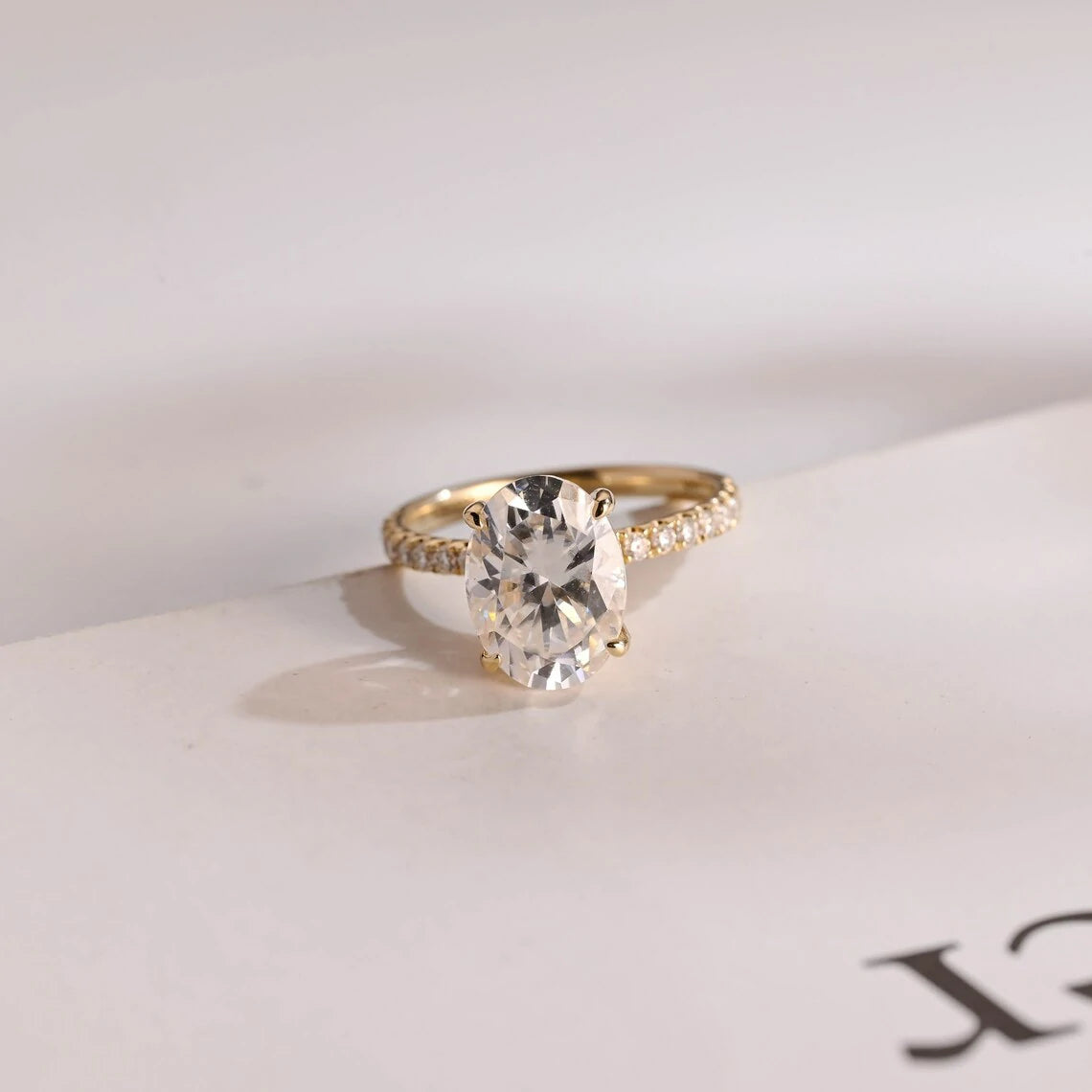 Dainty Gold Engagement Ring