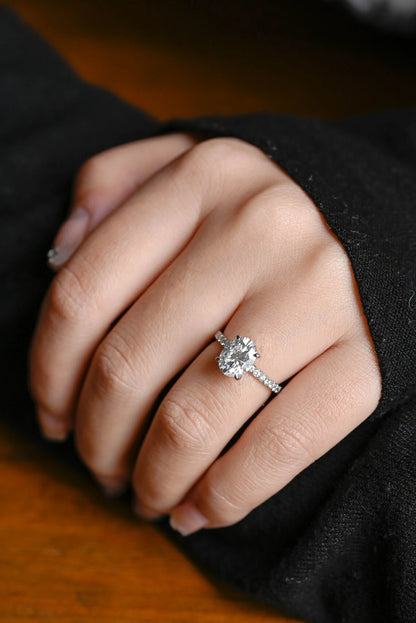 Moissanite Anniversary Ring