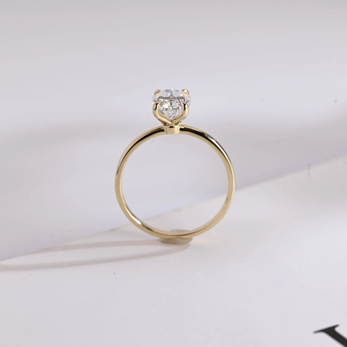 Tulip Prong Engagement Ring