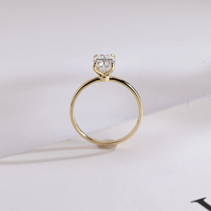 Tulip Prong Engagement Ring