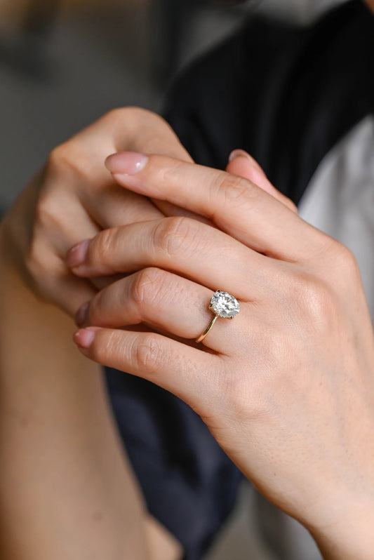 oval diamond ring