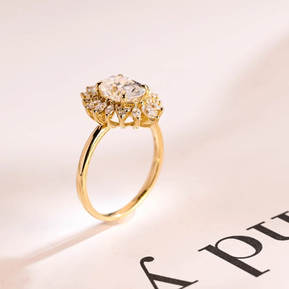 flower inspired ring