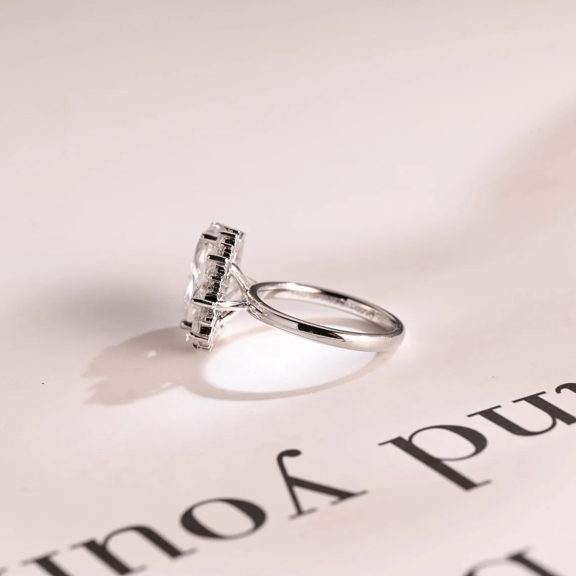 Moissanite Anniversary Ring