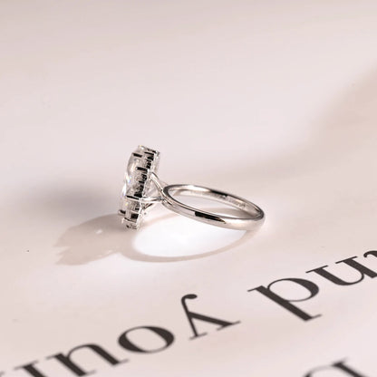 Moissanite Anniversary Ring