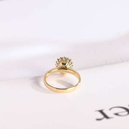 Moissanite Diamond Ring