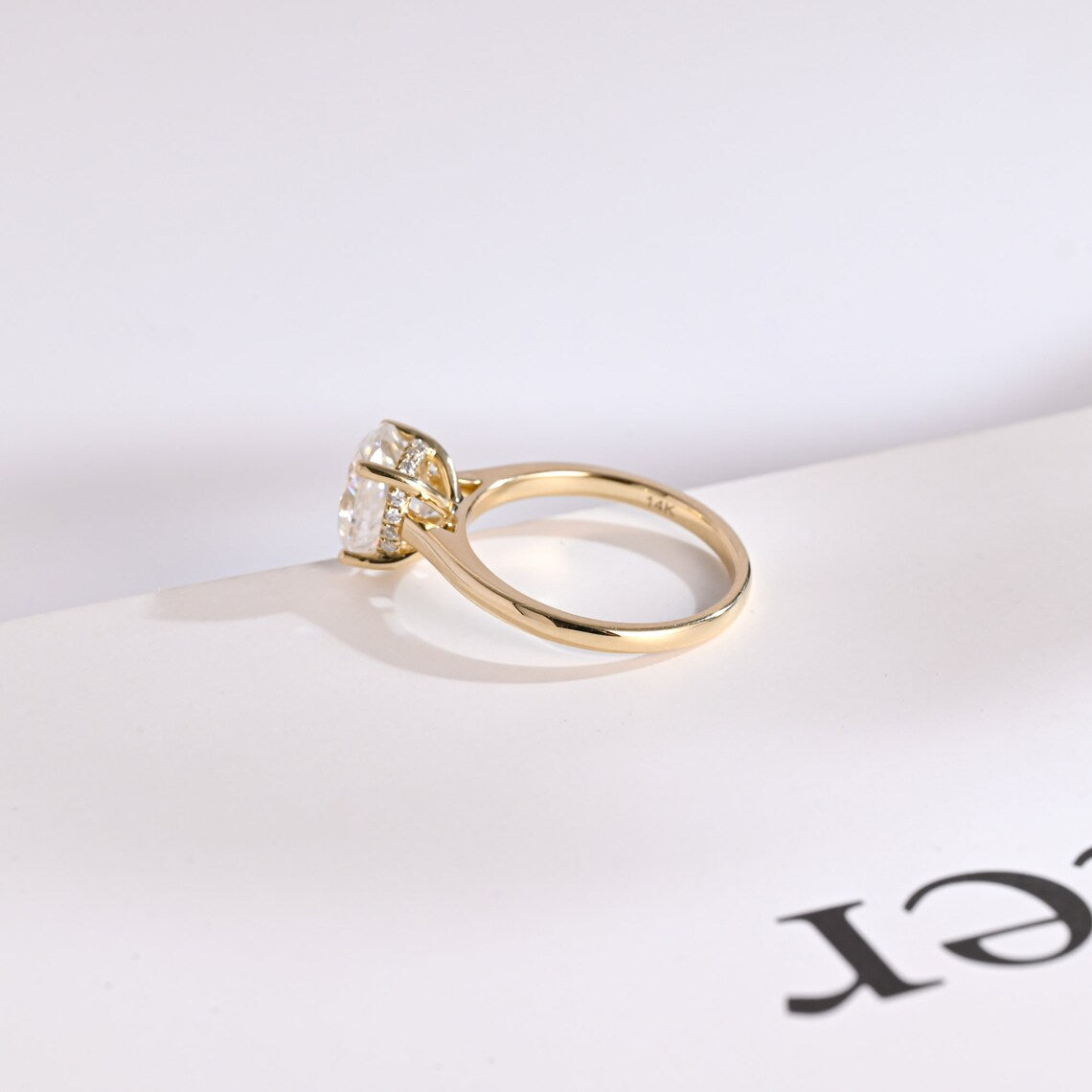 Modern Solitaire Proposal Ring