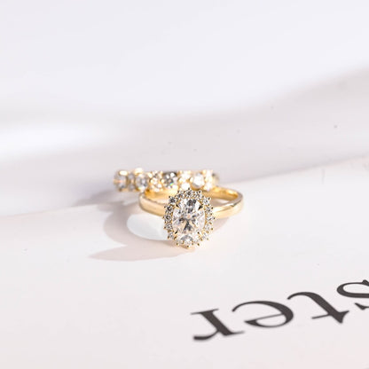 Half Eternity Pave Band