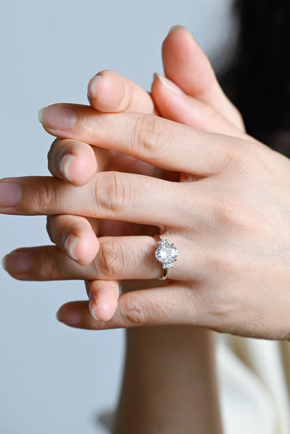 Oval Cut Bridal Ring