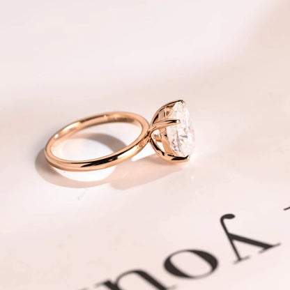 moissanite diamond ring