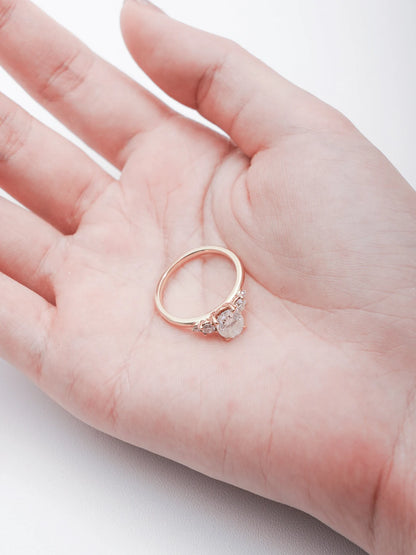 Handcrafted Moissanite Ring