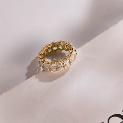 Moissanite Gold Ring