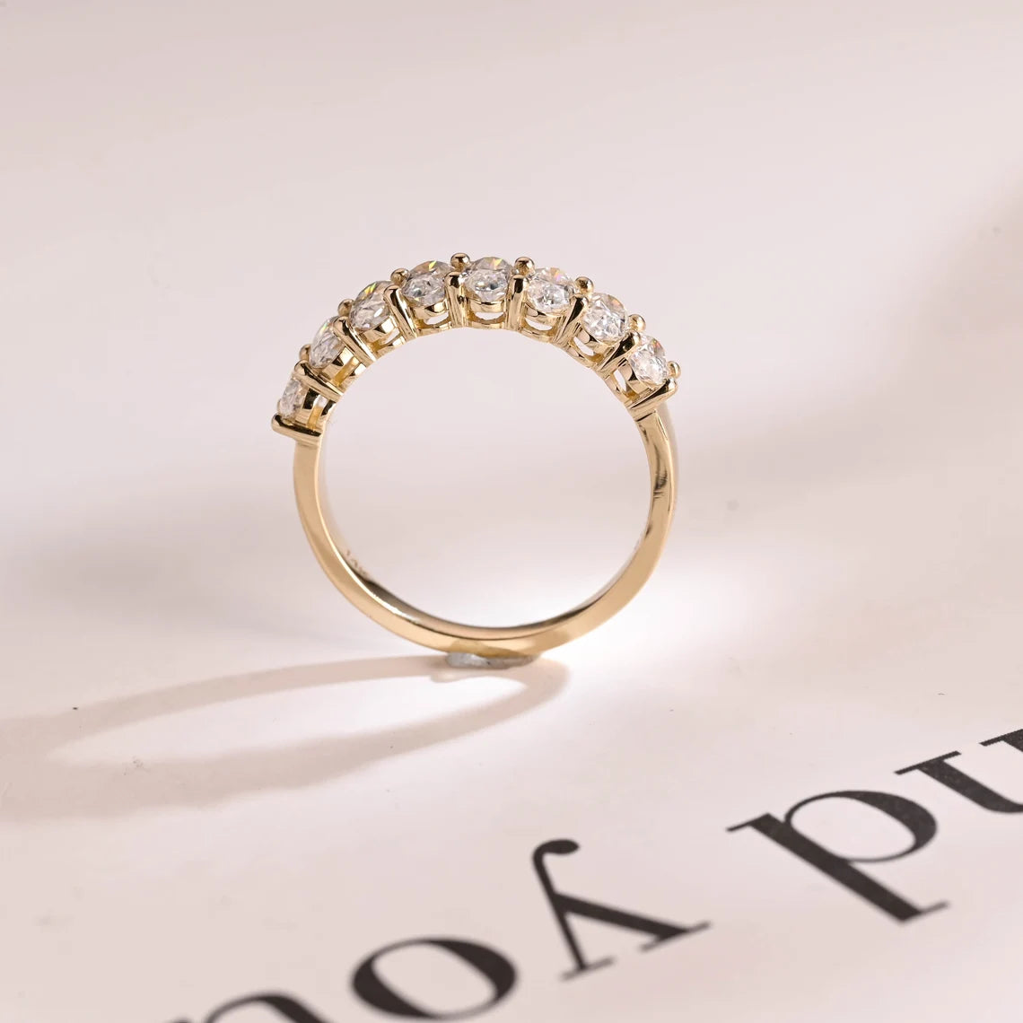 Half eternity band