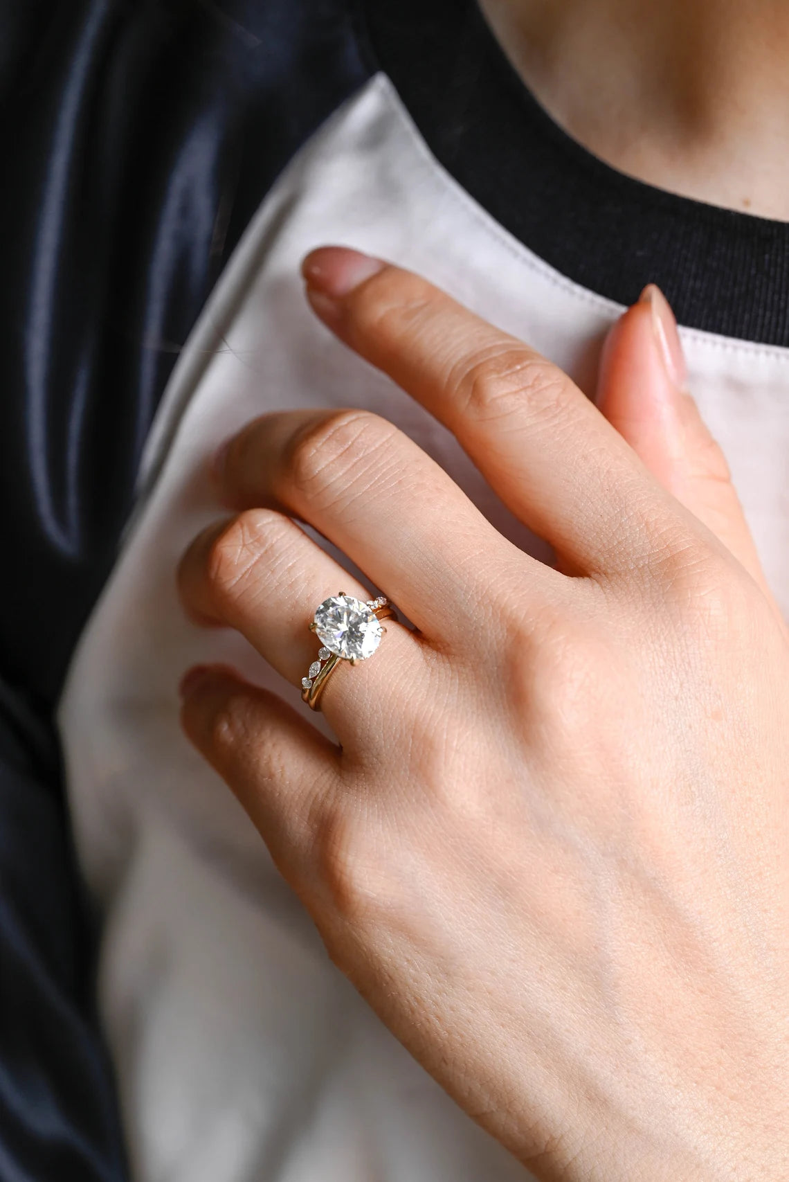 Wedding ring set for her