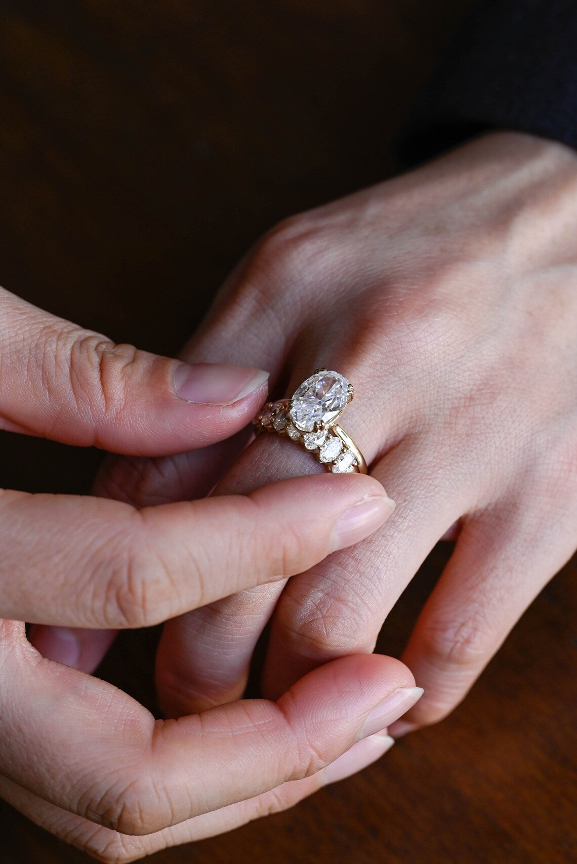 Wedding ring set for her