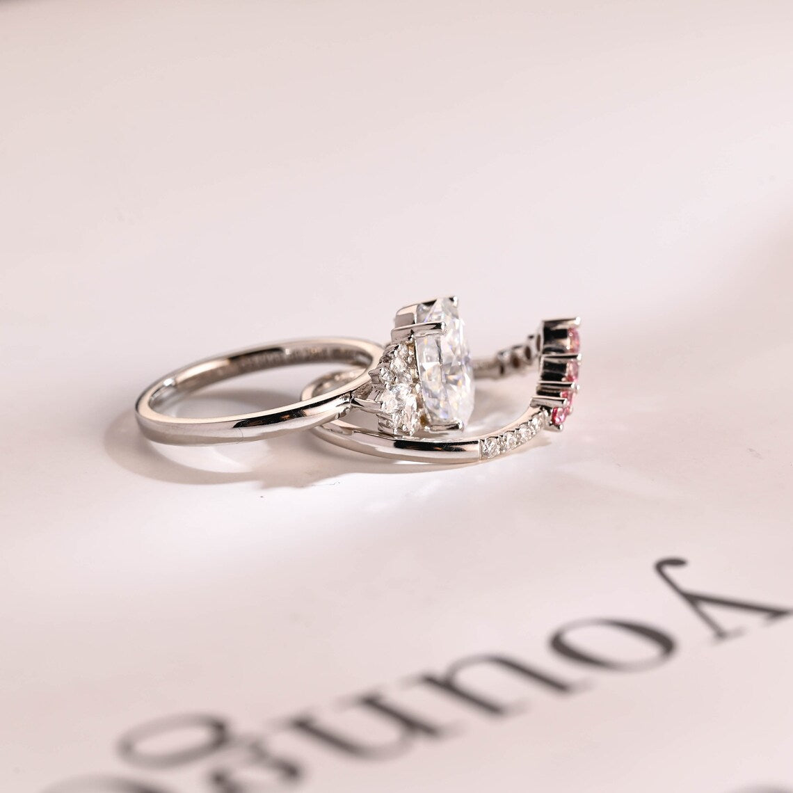 Bridal ring set for her