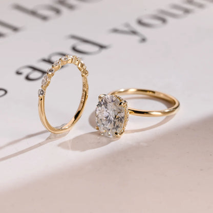 Floating pave band