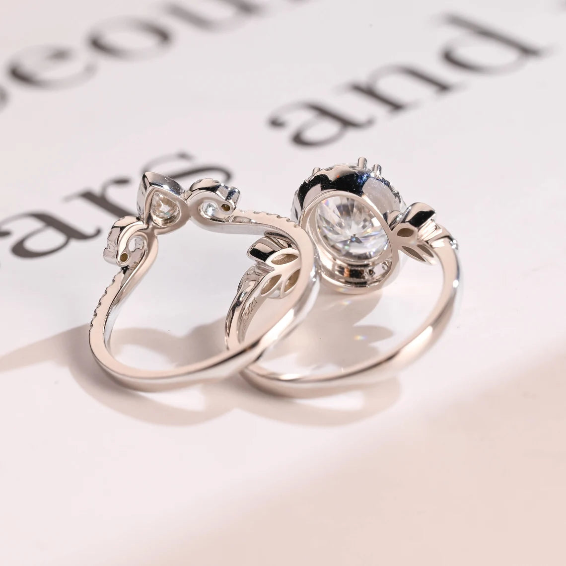 Romantic engagement ring
