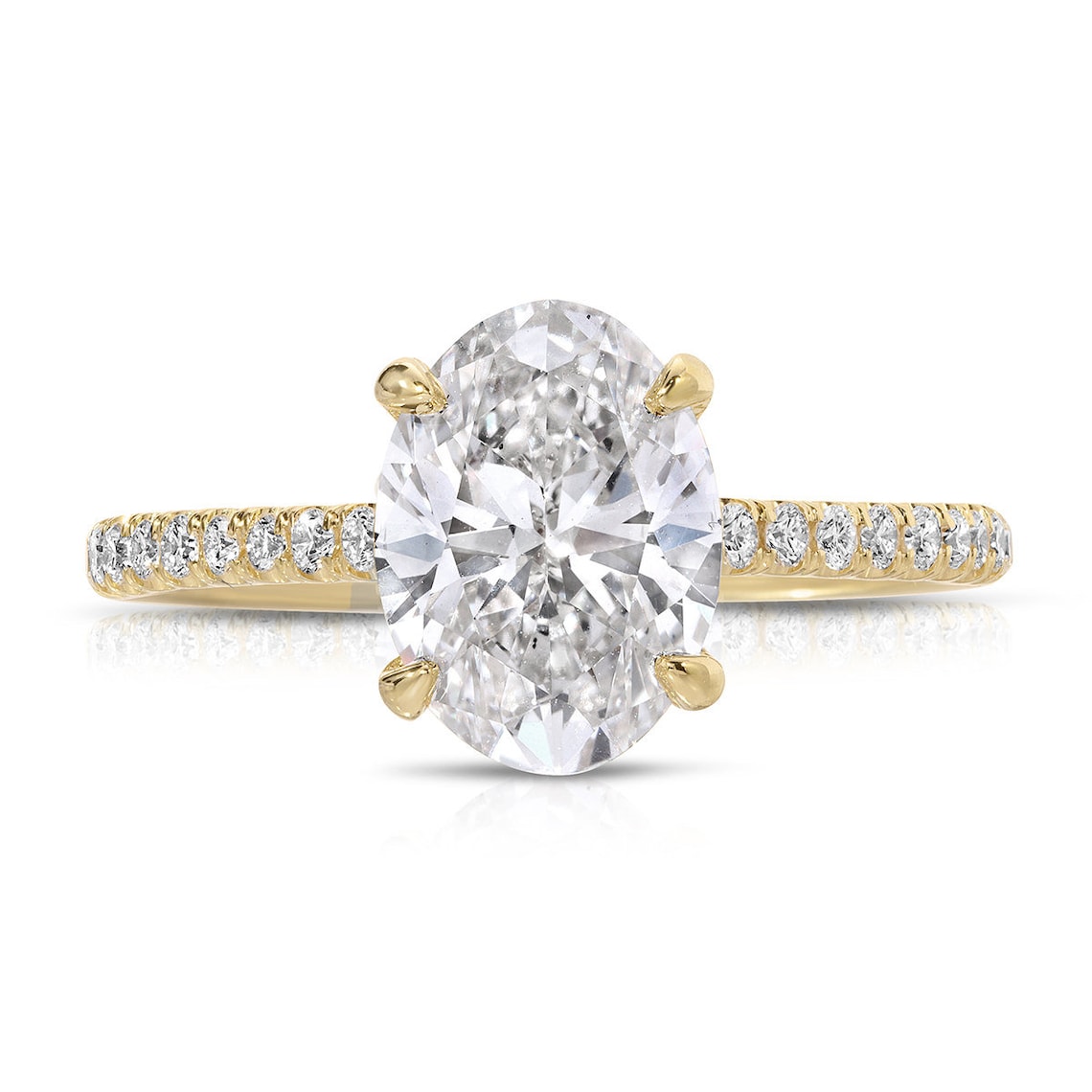 Yellow gold wedding ring