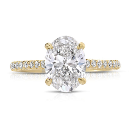 Yellow gold wedding ring
